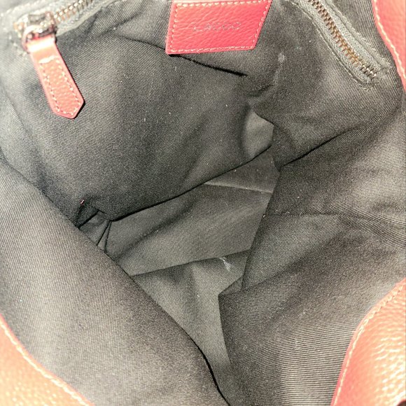 LAGGO REED-Red studded leather Tote - Picture 2 of 6